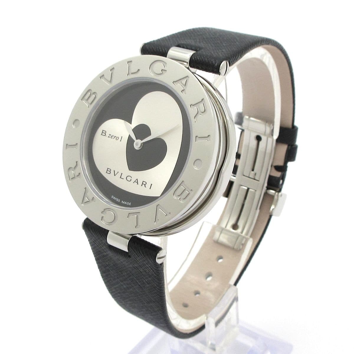 BVLGARI B-zero1 BZ35S/BZ35BHSL Black Women's Wrist Watch Working w/Case Used JP