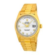 ROLEX 18K Yellow Gold 36mm Day-Date President 18238 Box Lifetime Warranty MINTY