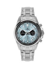 JACQUES LEMANS Men Analog Quartz Casual Watch Classic Dress Blue Dial Waterproof