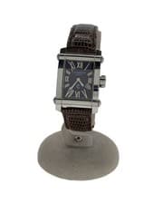 CHARRIOL 02158 Quartz Analog Brown Leather Classic Watch Excellent JAPAN