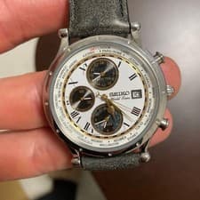 Seiko GMT Limited Edition Chronograph Watch Used From Japan
