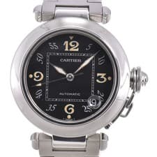 CARTIER Pasha C W31043M7 Date black Dial Automatic Unisex Watch R#145074