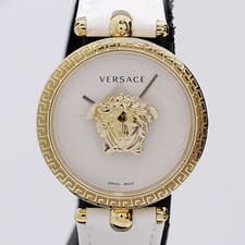 Versace VECQ00218 Quartz Mens Watch White Dial Working Vintage Dress Watch
