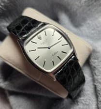 Rolex Cellini 3805 70's Gold Dress Watch Used Vintage
