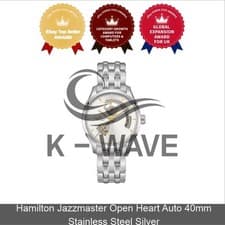 Hamilton Jazzmaster Open Heart Auto 40mm Stainless Steel Silver
