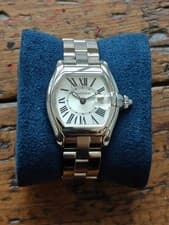 PAPERS Cartier Roadster Ladies Silver Dial Stainless Steel W62016V3 2675