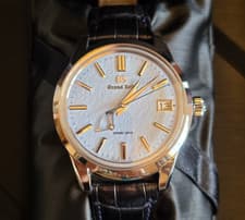 2021 Grand Seiko SBGA407 Elegance Skyflake Spring Drive Blue
