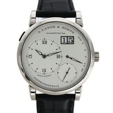 A.Lange&Sohne Lange 1 191.039 38.5mm White Gold Silver Dial Hand-Wind Box #KN011