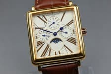 [Near MINT] Frederique Constant FC265X3C5/6 Quartz Gold White Dial Men's Watch