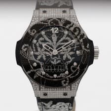 Hublot Big Bang 41 Broderie Skull Steel Factory Diamond 343.SX.6570.NR.0804 Auto