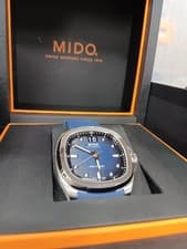 Mido Multifort TV Big Date Blue Dial Blue Strap Men's Watch M0495261704100