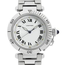 Cartier Pasha 1.5 " W31005H3 second hand mens