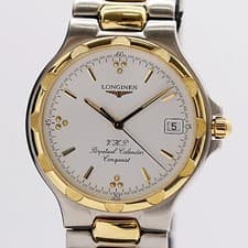 Longines Conquest VHP Perpetual L1 6273 Watch White Dial Mens Timepiece