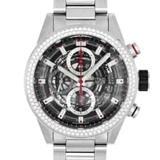 TAG HEUER Carrera Chrono Heuer 01 CAR201P.BA0766 from Japan #194