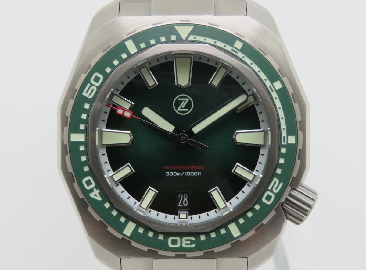 2021 Zelos Hammerhead V3 Men's 44mm Stainless Steel Automatic Wriswatch w/Box