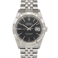 Rolex Thunderbird 16264 36mm SS Black Dial Automatic Date Box U4***** #KN193