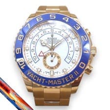 ROLEX Yacht Master II Ref 116688 Yellow Gold 44mm White Dial