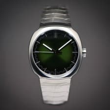 H. Moser & Cie  Streamliner Centre Seconds Matrix Green 6201-1200 | Full Set NIB