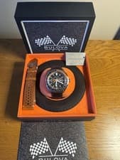 Bulova Racer Chronograph 98B427 – Box & Papers – Extra Strap