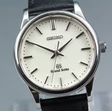GRAND SEIKO SBGF029 8J55-0AA0 34mm White Dial Quartz Men's Watch Near MINT