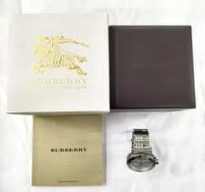 Burberry Heritage Chronograph BU2303 Silver Dial Stainless Steel Quartz Men's