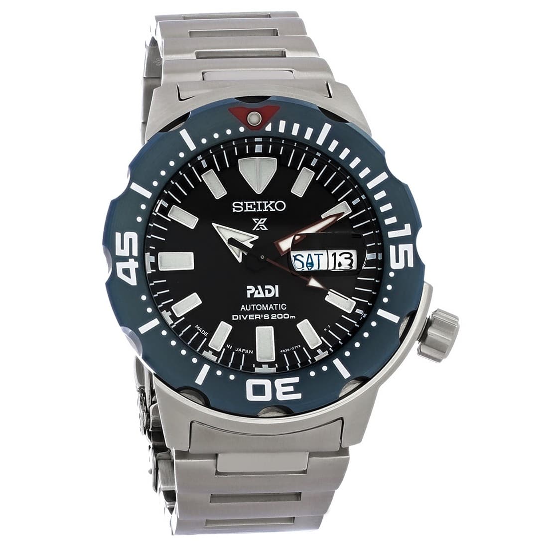 Seiko Prospex PADI Monster Men's Stainless Steel Automatic Watch SRPE27