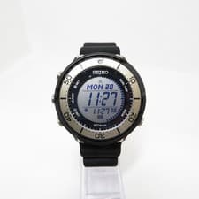 SEIKO Solar Digital Fieldmaster Watch SBEP023 Black Tested Authentic