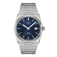 TISSOT MENS PRX POWERMATIC 80 WATCH T137.407.11.041.00 BLUE -WARRANTY-RRP 775.00