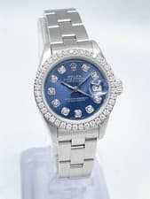 Rolex Datejust Ladies 26mm 69160 Blue Diamond Dial & Diamond Bezel Box