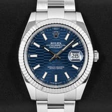 Rolex Datejust 126334 Silver Oyster Bracelet with Silver Bezel