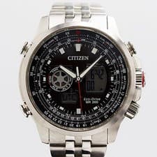 Citizen JZ1061-57E Solar Digital Analog Mens Watch Working Vintage Luxury Japan