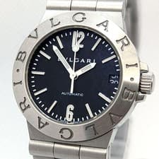 Bvlgari Diagono Sport LCV29S Automatic Black Dial Watch Boxed Rare Collectors