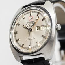 Vintage 1973 **NEAR MINT** OMEGA Geneve f300Hz Cal.1260 Qz Chronometer 38mm Men