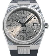 TISSOT WATCH PRX DAMASCUS STEEL T137807A T137.807.96.081.00 AUTOMATIC DATE MEN'S