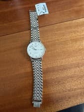 Tissot Swissmatic Men's Automatic Wristwatch Silver Stainless Steel Bracelet