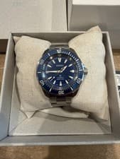 Seiko Prospex Automatic Diver 200m Blue Dial Samurai Stainless Steel Watch