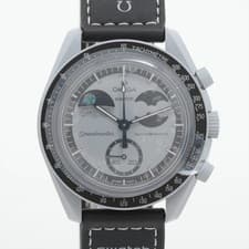 Omega x swatch Speedmaster missions Toe Earth phase SO33M700 CE CE x nylon QZ Gr