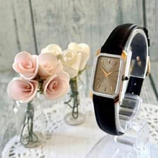 Seiko Credor 2340 5110 Wristwatch Gold Silver Dial Ready to Use Genuine