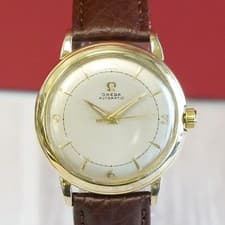 1952 Omega Bumper Automatic Watch G6232-1 Cal. 354 17 Jewels 34mm 14K GF