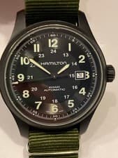 Hamilton Khaki Field Titanium Auto Men's Watch 42mm NATO strap Used
