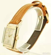 Hamilton grade 980 vintage wrist watch, 17 jewels, distinctive YGF Wilshire case