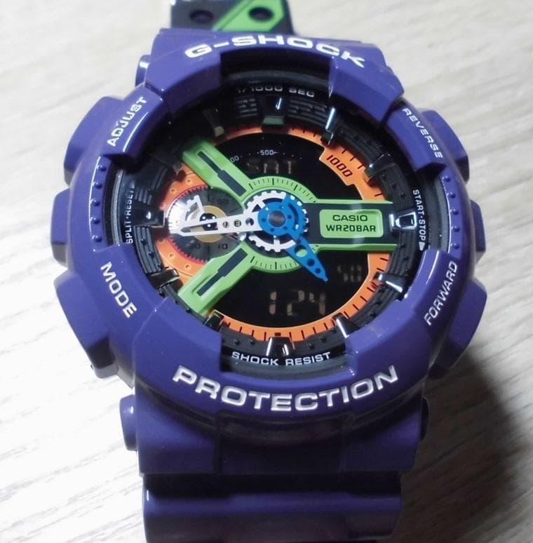 CASIO G-SHOCK EVA GA-110EV-6AJR EVA Unit 01 EVANGELION Limited Purple r#