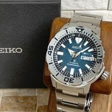 Seiko Prospex Diver Watch Automatic SBDY115 Blue Dial wrist 18cm Mens