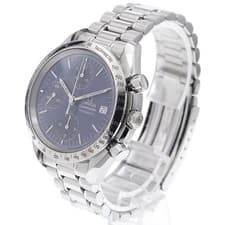 OMEGA SPEEDMASTER 3511.80 39mm SS Navy Dial Automatic Chronograph Date #C1607