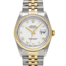 ROLEX Datejust 16233 white WATCH 724196