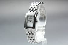 [Near MINT] Longines L5.158.4 Silver Diamond White Dial Quartz Women's Watch