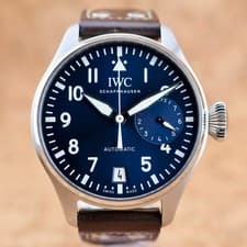 IWC Le Petit Prince Big Pilot Blue Dial 46mm IW500916 Full Set with New Strap