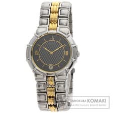 Seiko Credor Entrata Watch Men's Stainless Steel Gold Accents Used [From Japan]