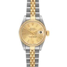 Rolex Datejust 26 Steel Yellow Gold Champagne Dial Ladies Watch 69173