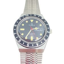 Import duty included for US buyers  Timex Quartz Analog Watch Stainless Steel Bl